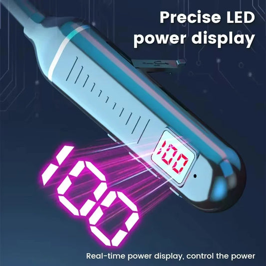 KEBIDUMEI Bluetooth 5.2 Neckband Earphones | ANC, LED Display & TF Card