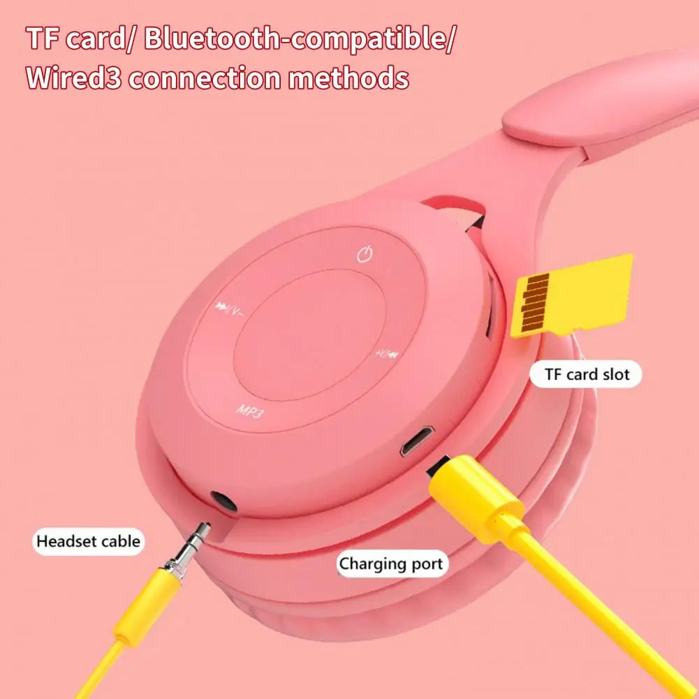 Kids Wireless Bluetooth 5.0 Headphones | Foldable, TF Card & FM Radio