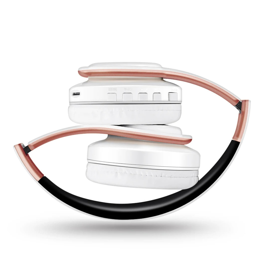 Wireless Bluetooth 5.0 Stereo Headphones | Mic, Foldable & Multi-Color
