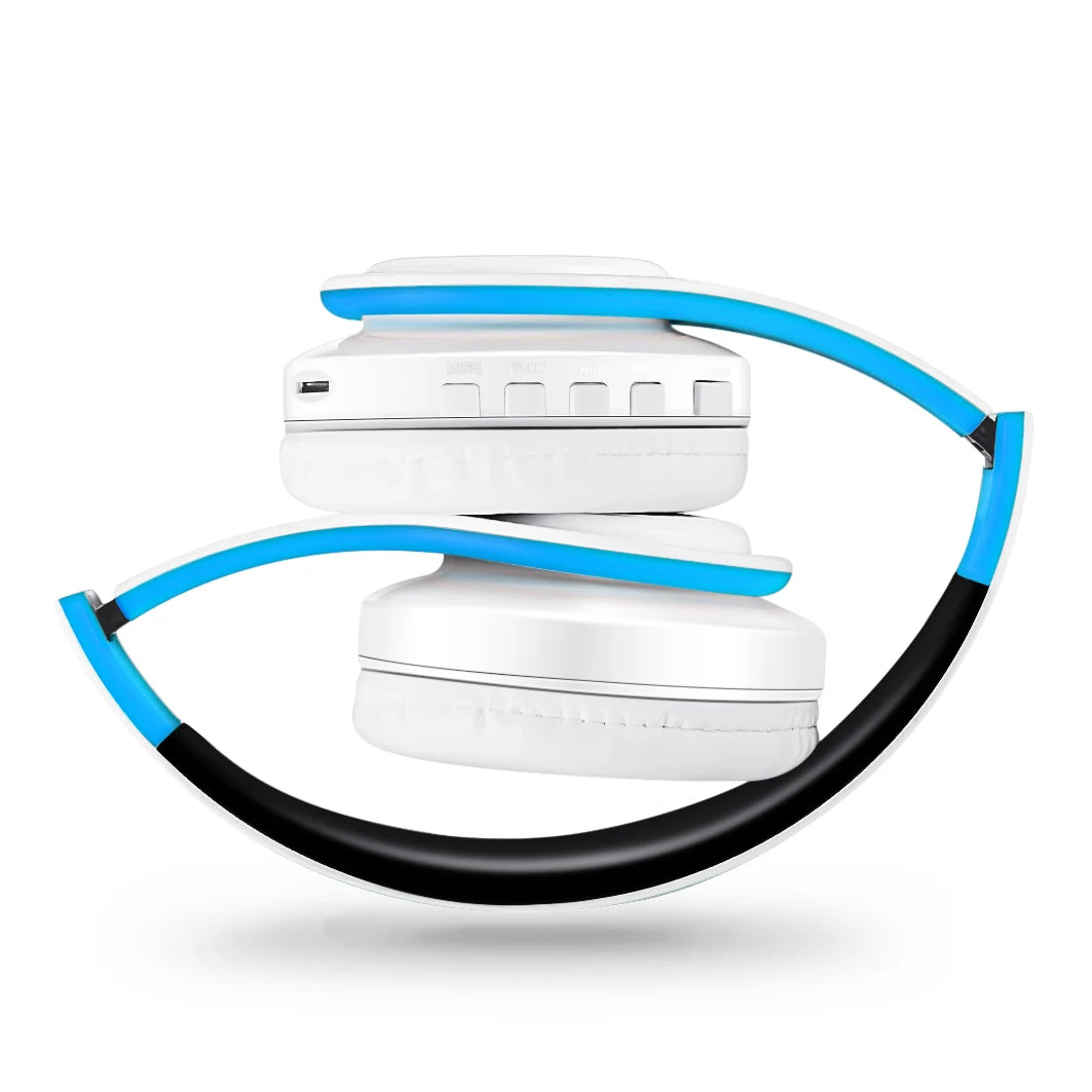 Wireless Bluetooth 5.0 Stereo Headphones | Mic, Foldable & Multi-Color