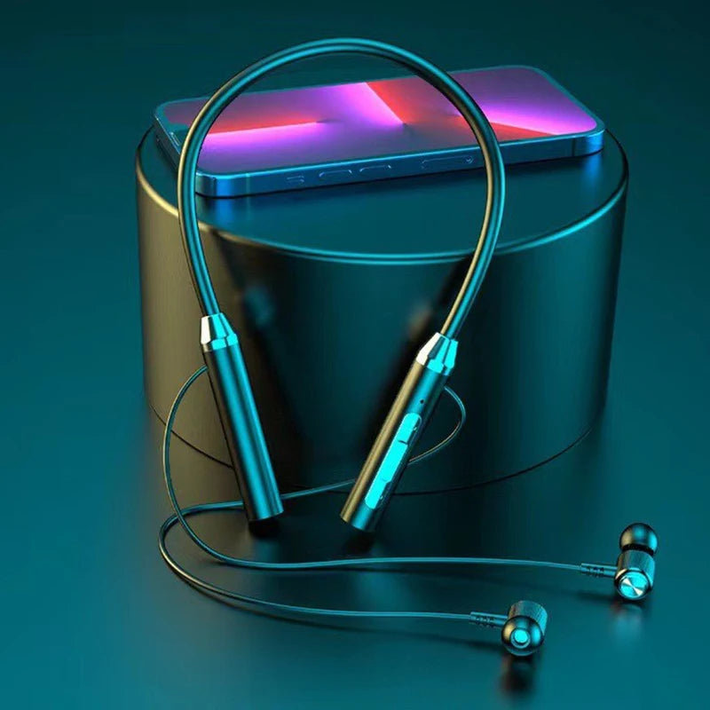 Bluetooth 5.0 Magnetic Neckband Earphones | 9D HiFi Stereo & Waterproof