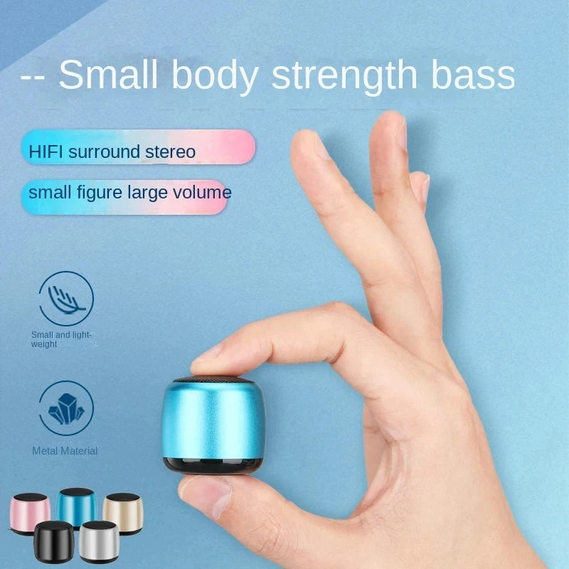 M1 Mini Portable Bluetooth Speaker | Stereo Surround Sound & Subwoofer