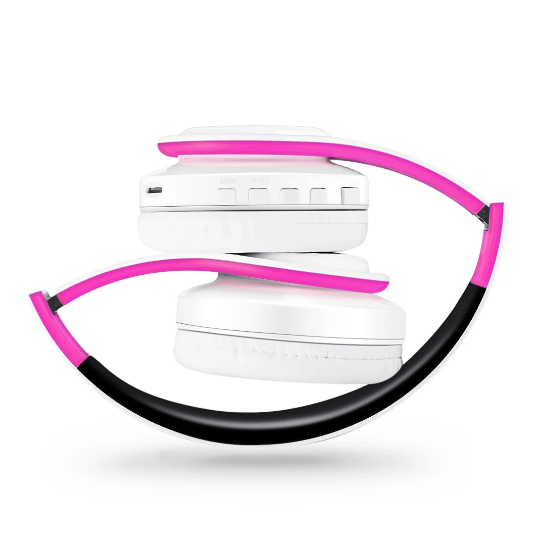 Wireless Bluetooth 5.0 Stereo Headphones | Mic, Foldable & Multi-Color