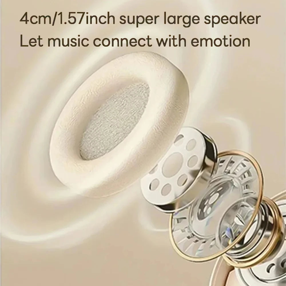 KEBIDUMEI Bluetooth 5.3 Gaming Headphones | ANC, TF Card & 20H Battery