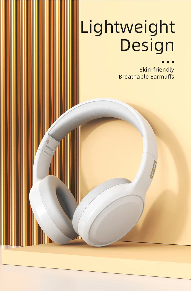 Lenovo TH30 Bluetooth 5.1 Wireless Headphones | HiFi Stereo & ANC
