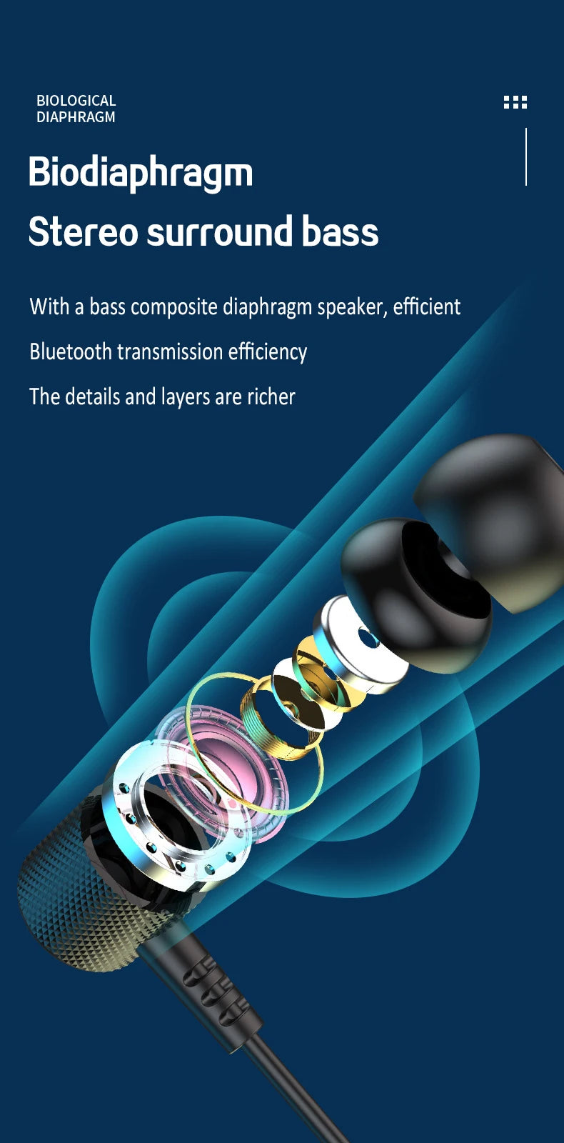 Bluetooth 5.0 Magnetic Neckband Earphones | 9D HiFi Stereo & Waterproof