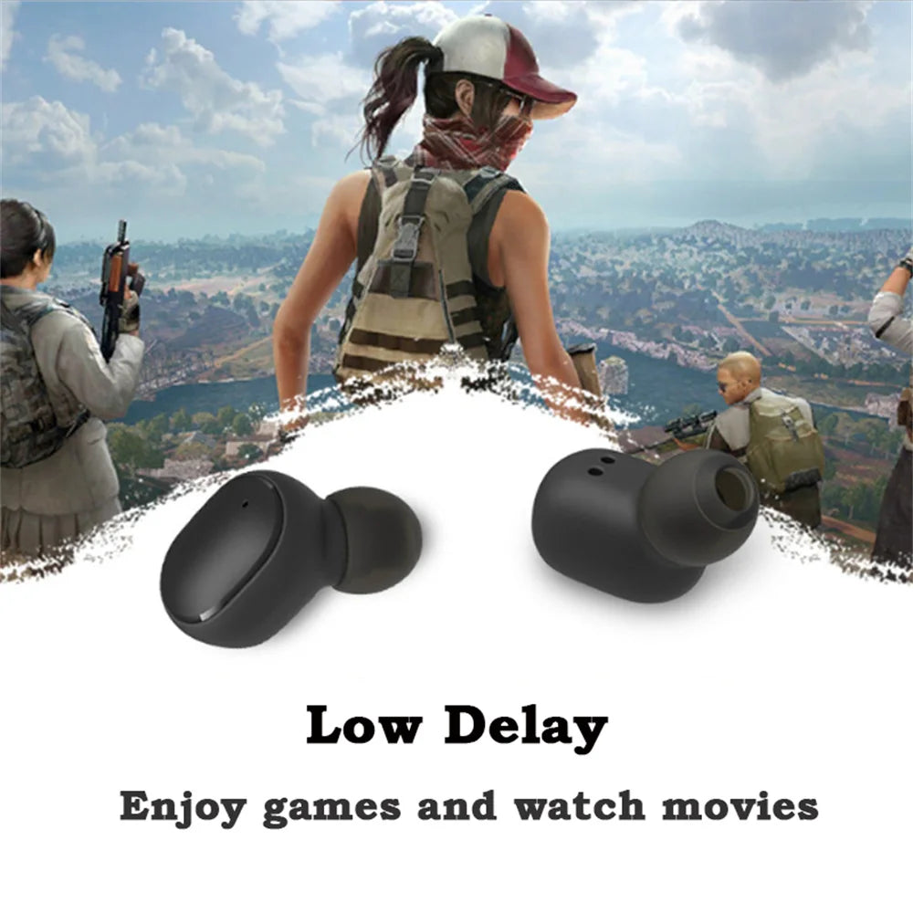 A6S TWS Wireless Bluetooth Earbuds with ANC & Mic