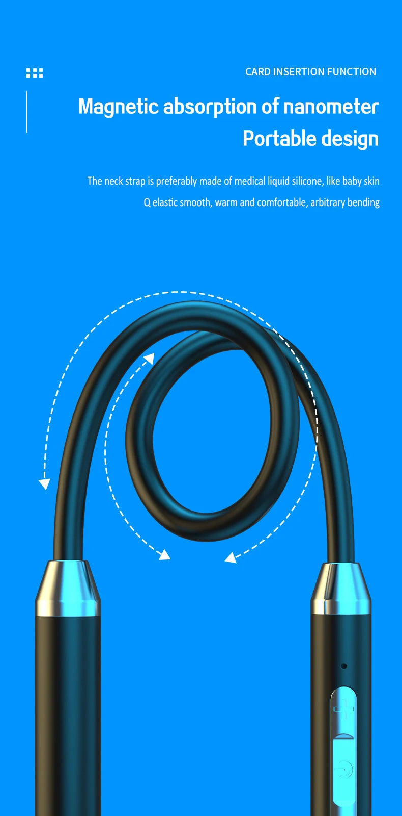 Bluetooth 5.0 Magnetic Neckband Earphones | 9D HiFi Stereo & Waterproof