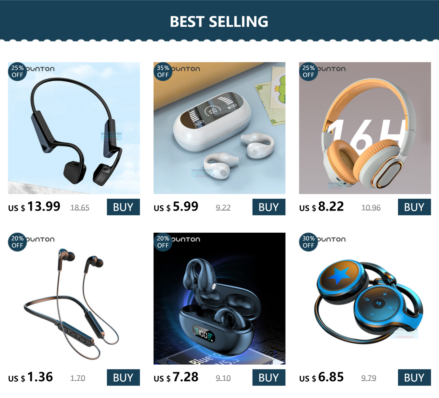 YD08 Magnetic Sport Neckband Earphones | Bluetooth 5.0, Waterproof & Mic