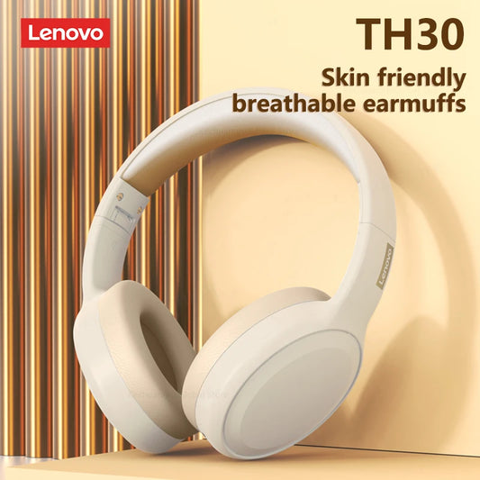 Lenovo TH30 Bluetooth 5.1 Wireless Headphones | HiFi Stereo & ANC