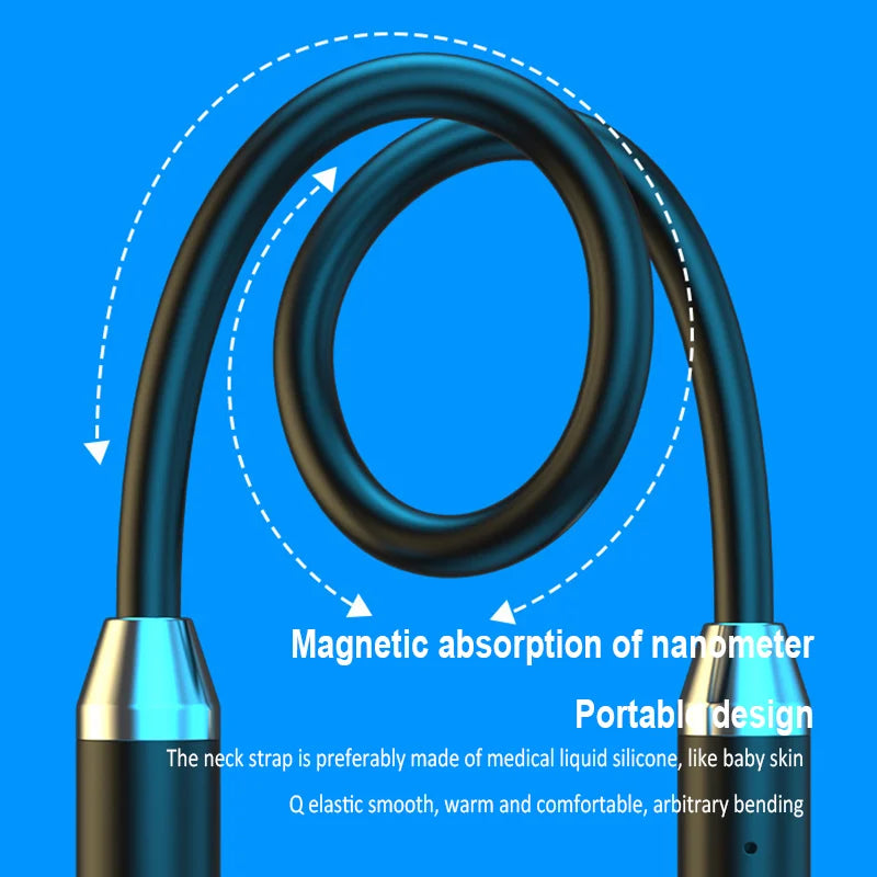 Bluetooth 5.0 Magnetic Neckband Earphones | 9D HiFi Stereo & Waterproof