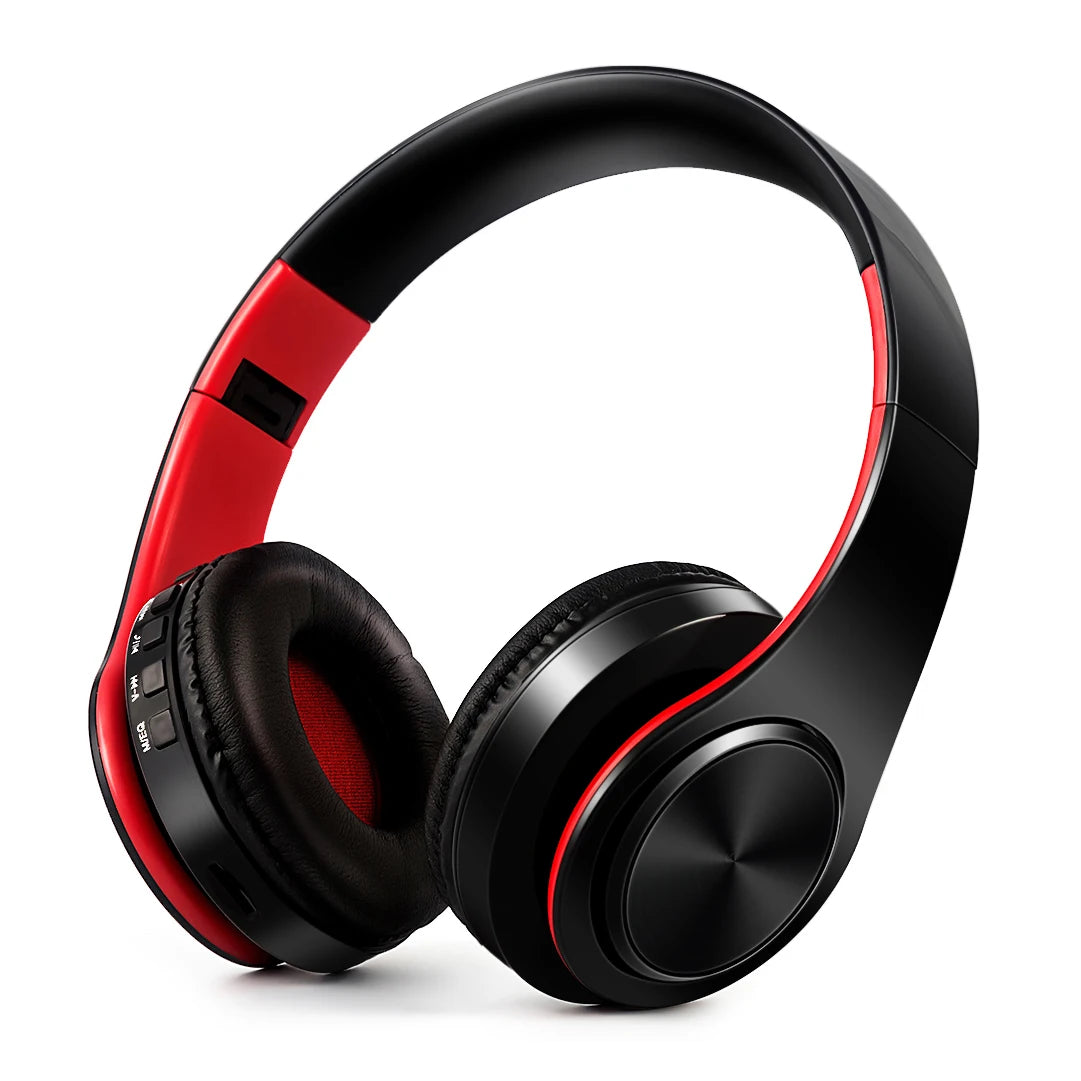 Wireless Bluetooth 5.0 Stereo Headphones | Mic, Foldable & Multi-Color