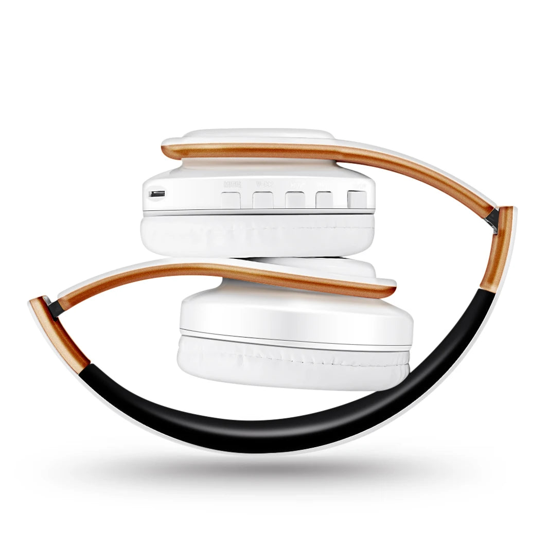 Wireless Bluetooth 5.0 Stereo Headphones | Mic, Foldable & Multi-Color