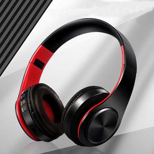 Wireless Bluetooth 5.0 Stereo Headphones | Mic, Foldable & Multi-Color