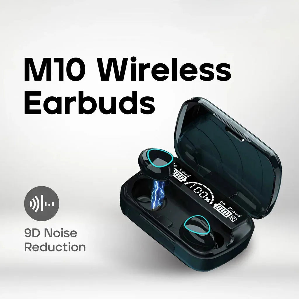 M10 TWS Wireless Bluetooth Earbuds