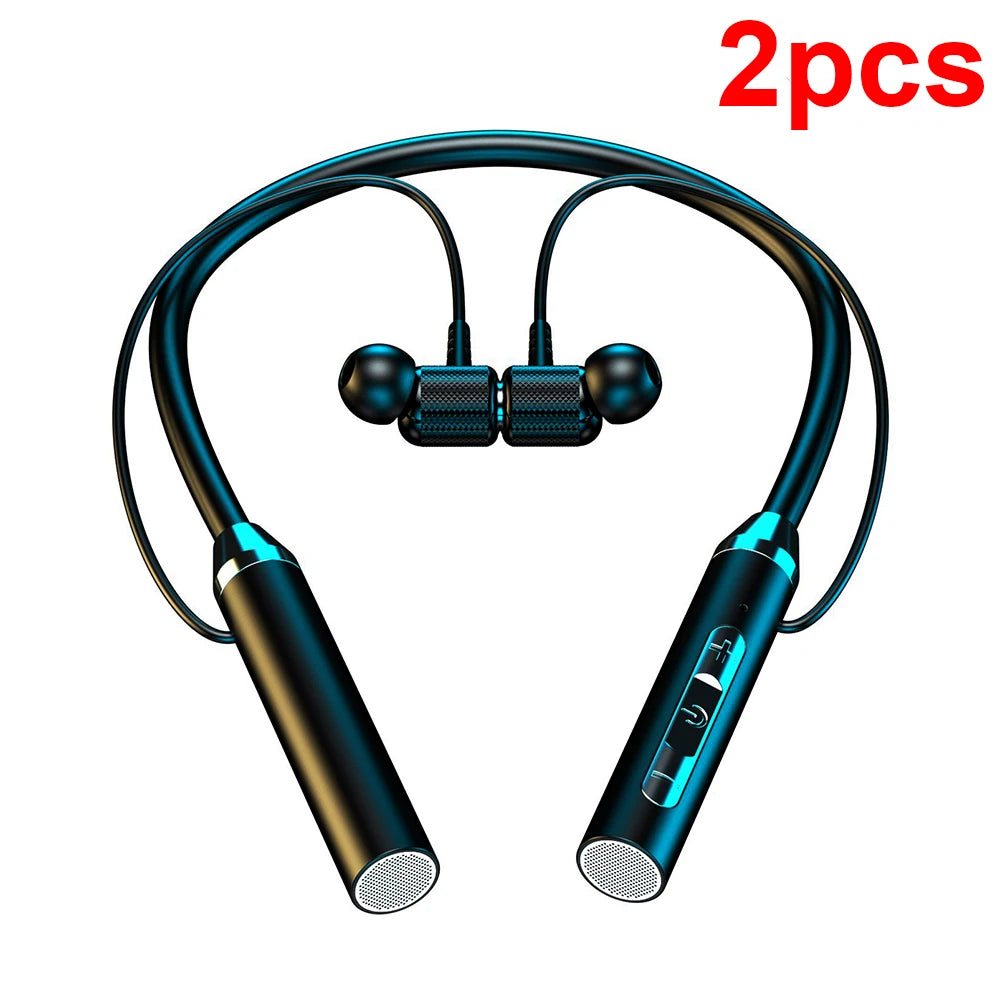 Bluetooth 5.0 Magnetic Neckband Earphones | 9D HiFi Stereo & Waterproof