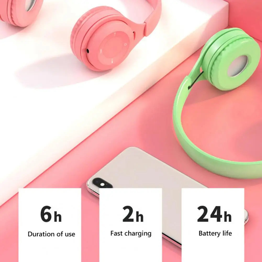 Kids Wireless Bluetooth 5.0 Headphones | Foldable, TF Card & FM Radio