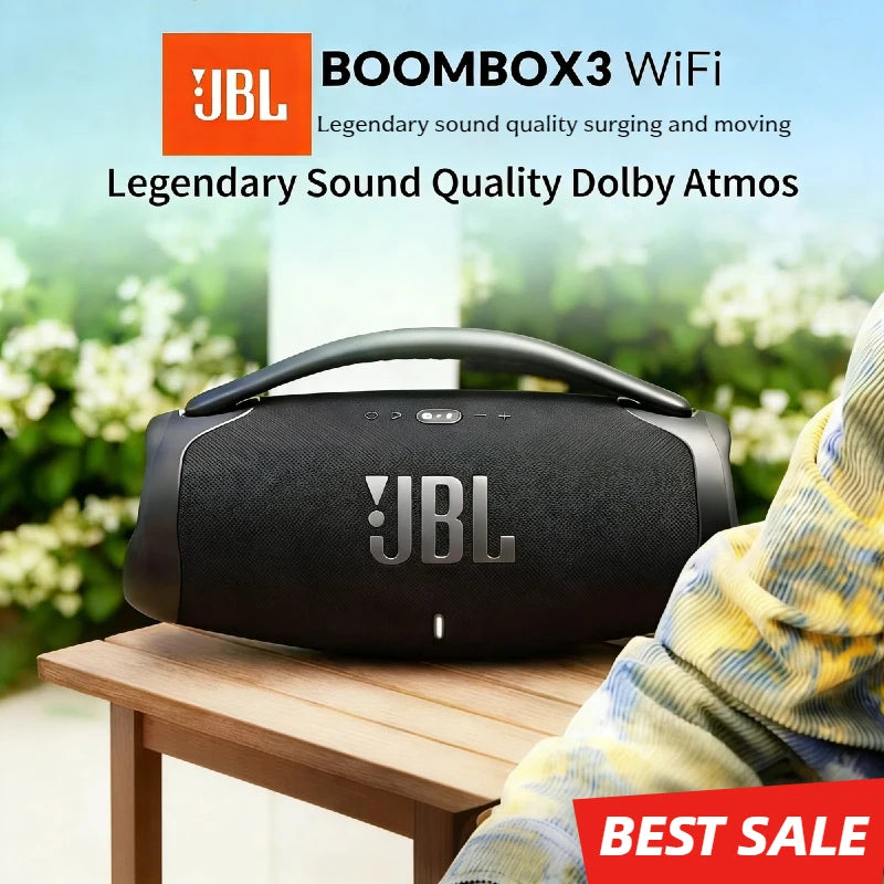 JBL Boombox 3 Wireless Bluetooth Speaker | 160W, IP67, 24H Battery