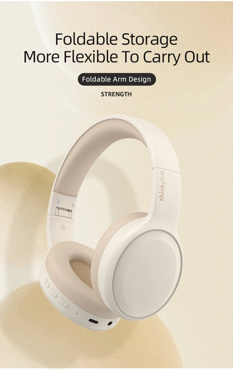 Lenovo TH30 Bluetooth 5.1 Wireless Headphones | HiFi Stereo & ANC
